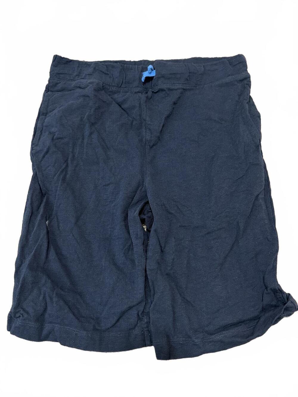 Spotted Zebra Navy Blue Fleece Shorts - Boys XXL